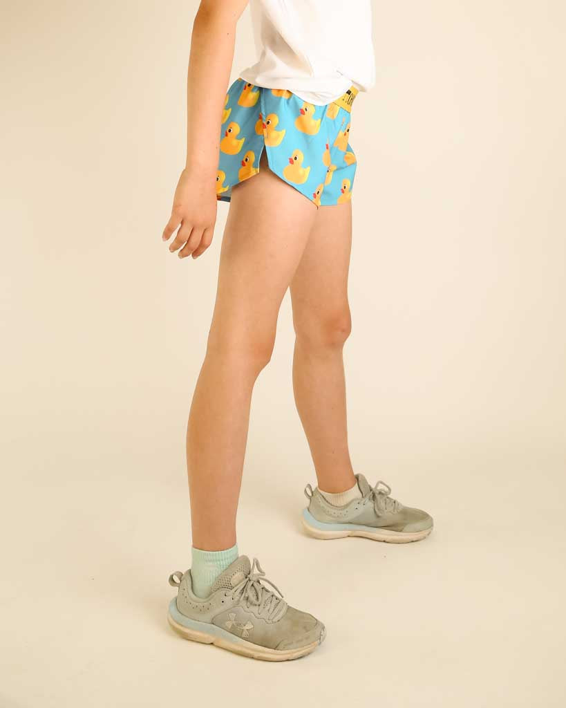 Girls' Rubber Ducky Running Shorts