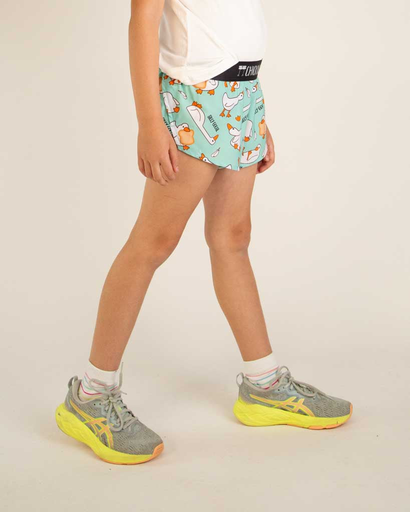 Girls' Silly Goose Running Shorts