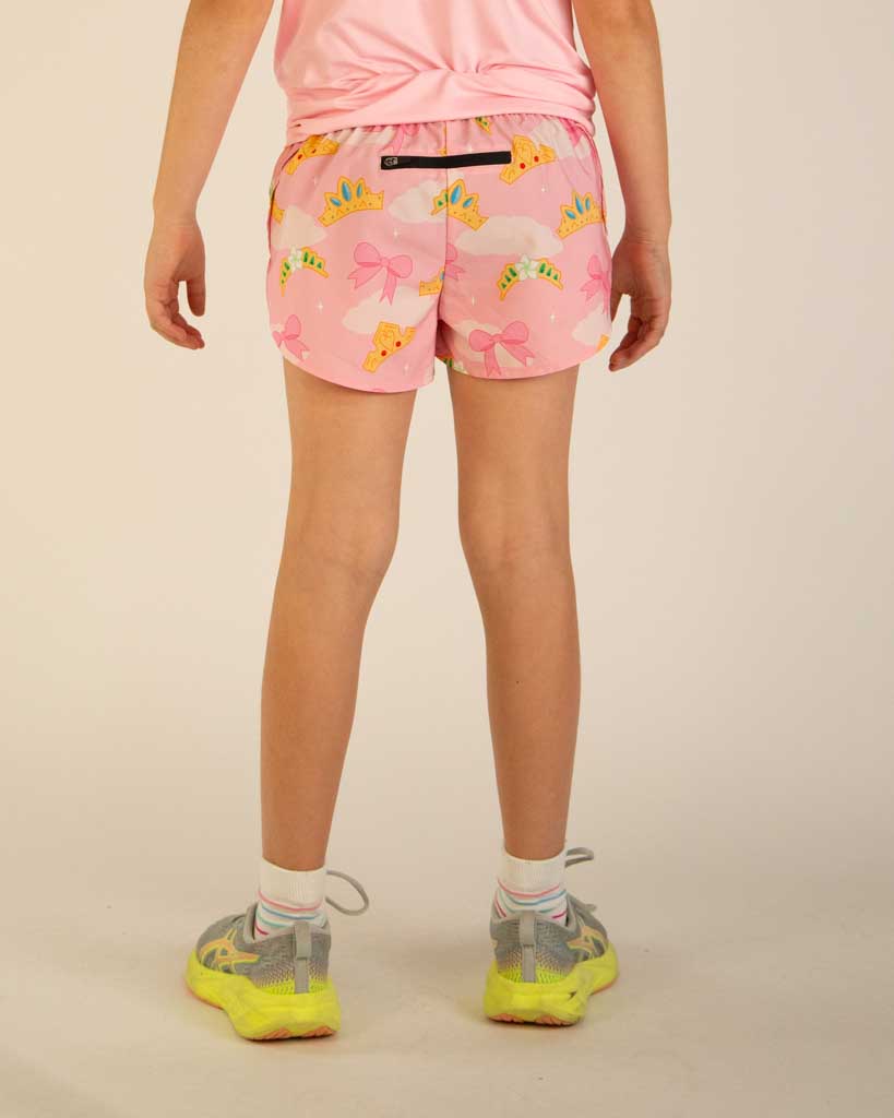 Girls' Princess Tiara Running Shorts