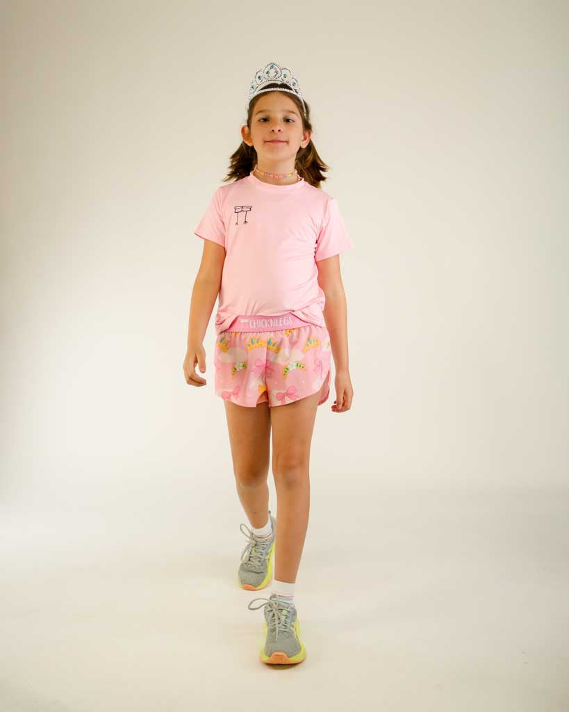 Girls' Princess Tiara Running Shorts
