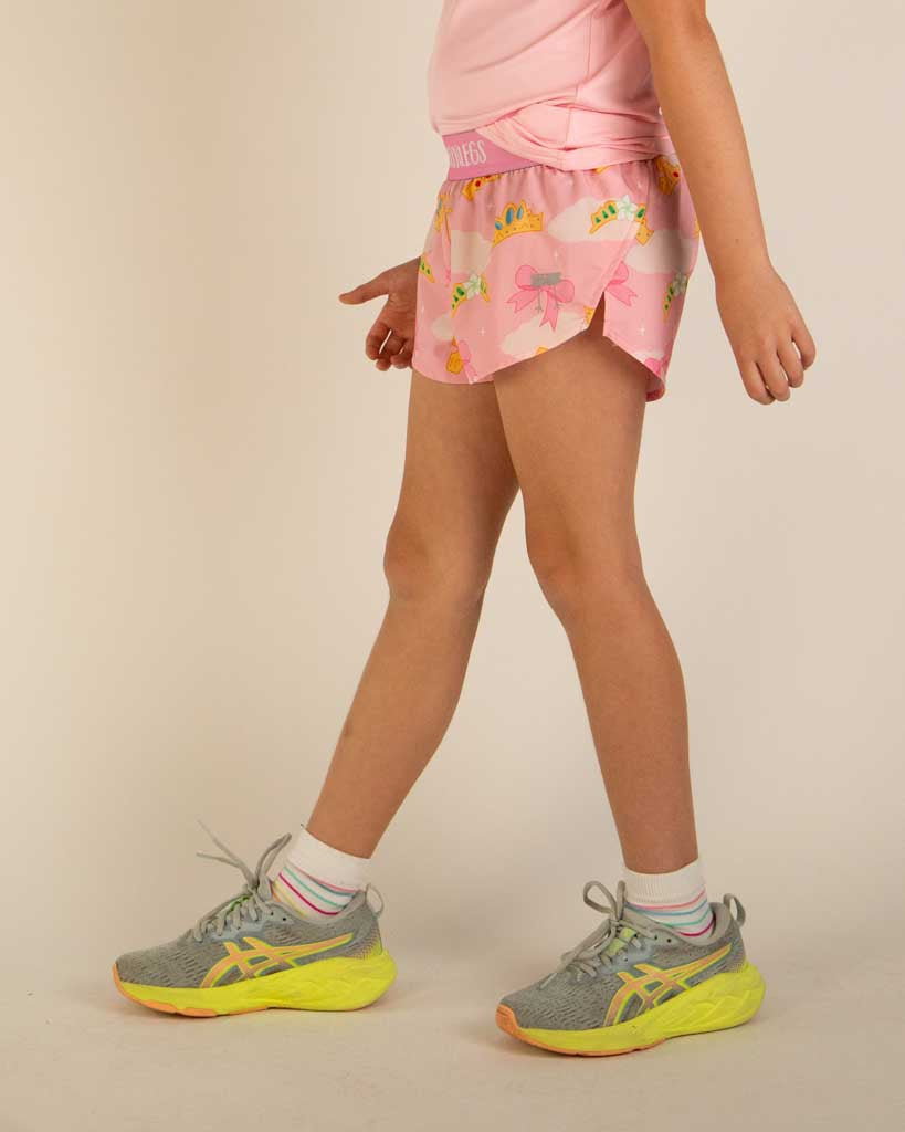 Girls' Princess Tiara Running Shorts