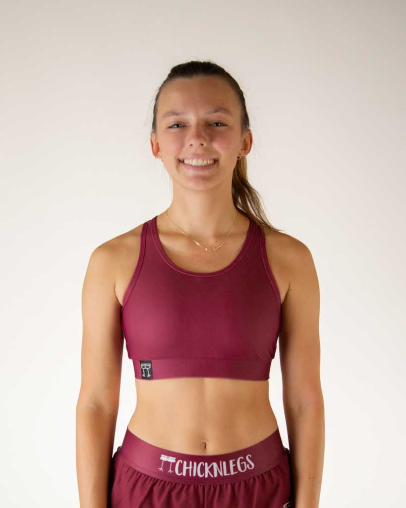 Maroon OG Sports Bra