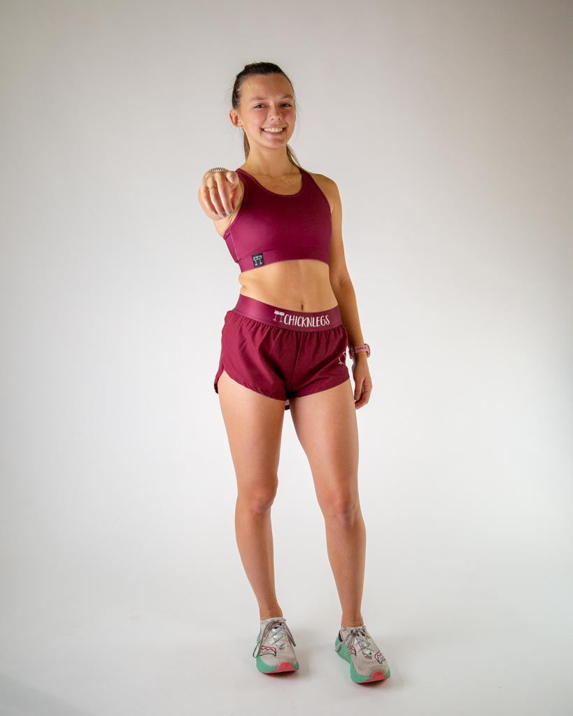 Maroon OG Sports Bra