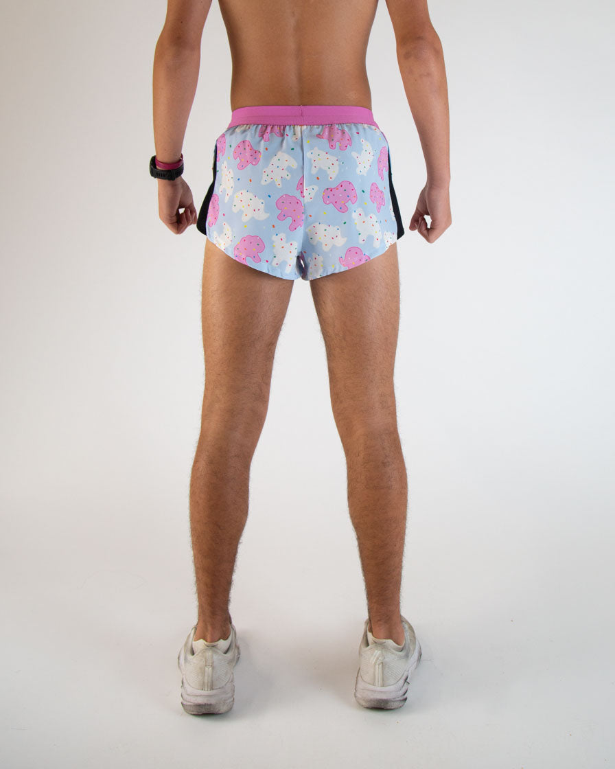 Men's Animal Cookies 2" DS Split Shorts