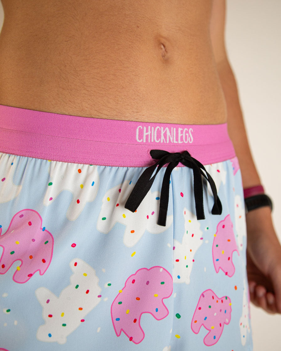 Men's Animal Cookies 2" DS Split Shorts